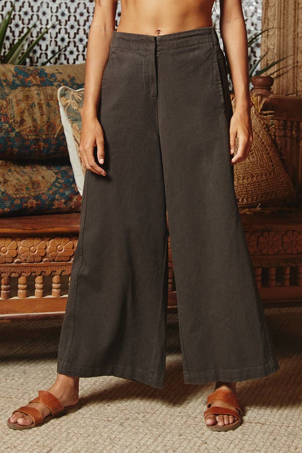Wide Leg Crop Pants