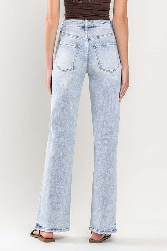 90's Vintage Super High Rise Flare Jeans