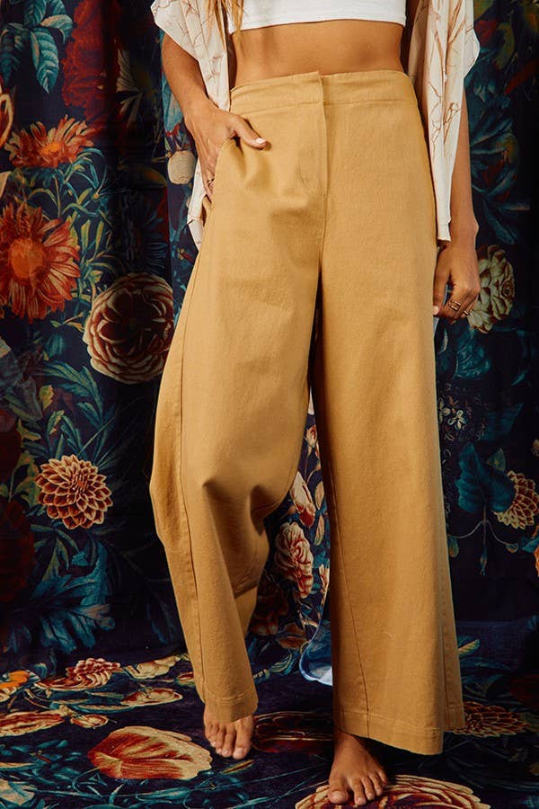 Wide Leg Crop Pants